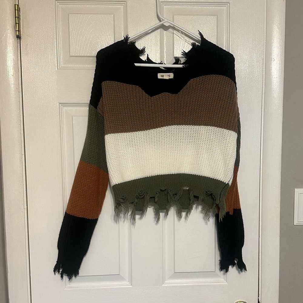 Distressed Sweaters